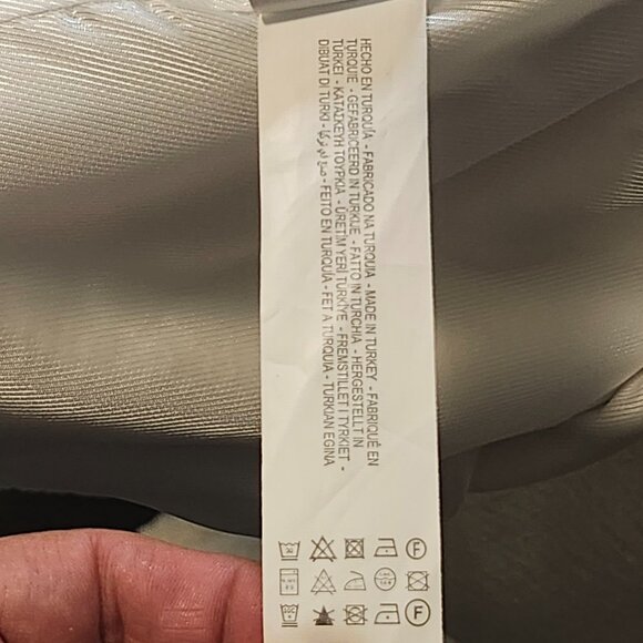 ZARA Women’s Cropped Double-Breasted Blazer – White – Size XL - Picture 10 of 11